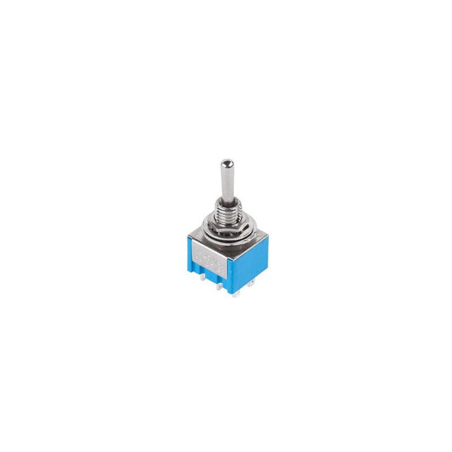 Intrerupator basculant metalic ON-OFF 6 contacte 6A 220V - Aparataj electric