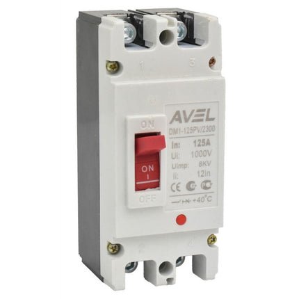 Intrerupator acumulatori 125A 1000V DC MCCB