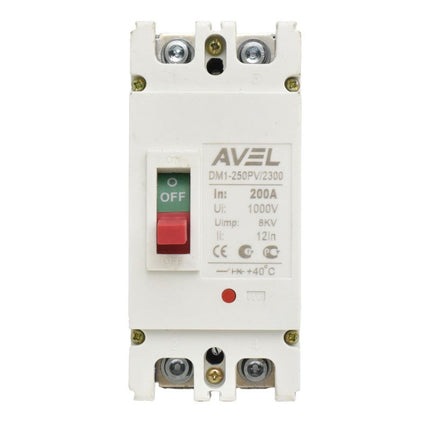 Intrerupator acumulatori 200A 1000V DC MCCB