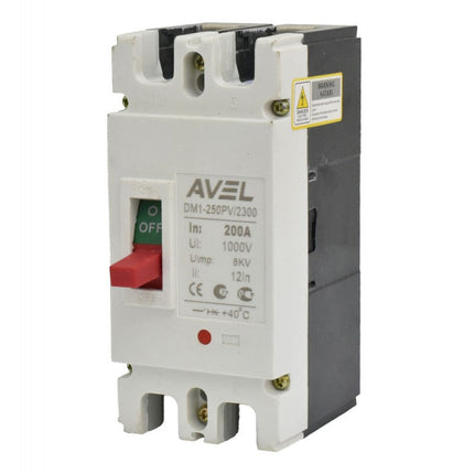 Intrerupator pentru baterii MCCB 200A 1000V DC