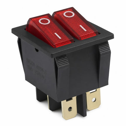Intrerupator dublu led on/off
