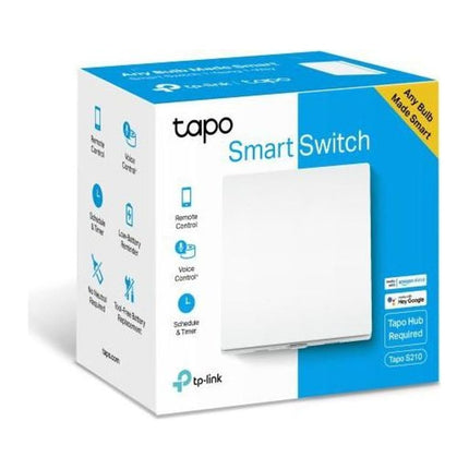 Intrerupator inteligent de perete TP-Link Tapo S210, 1 canal, 600 W (necesita hub Tapo)