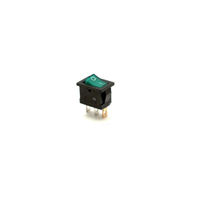 Intrerupator led verde 12V ON-OFF - Aparataj electric