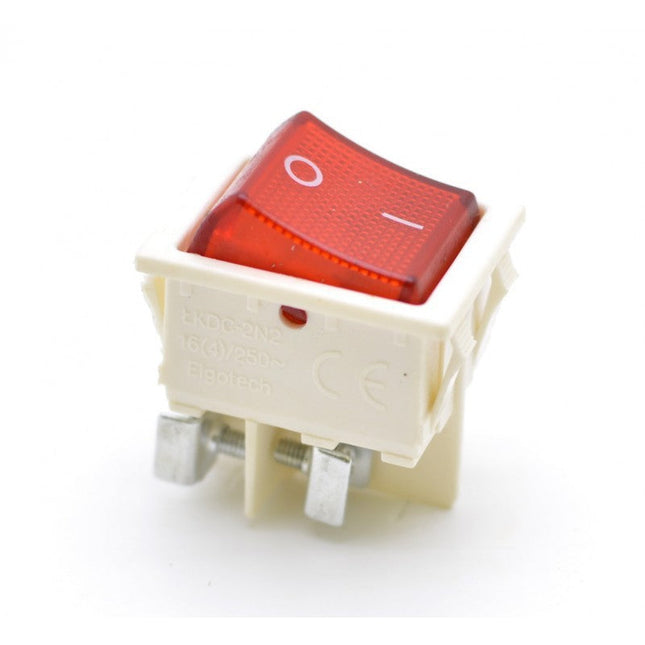 Buton intrerupator lat alb ON-OFF 16A 250V - Aparataj electric