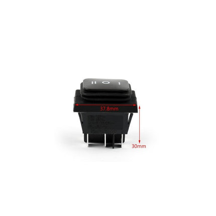 Buton intrerupator lat cauciucat 3P ON-OFF-ON 16A 220V