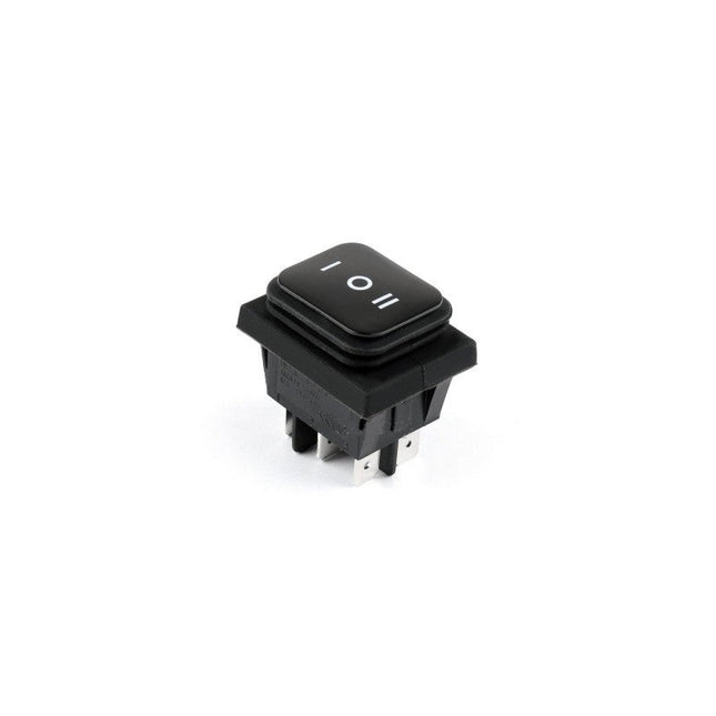 Buton intrerupator lat cauciucat 3P ON-OFF-ON 16A 220V - Aparataj electric