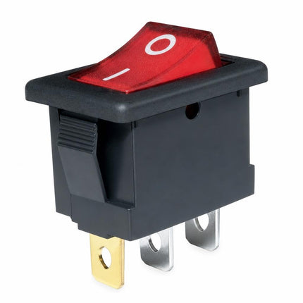 Intrerupator led mic rosu on/off