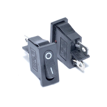 Buton intrerupator mic negru 2 contacte