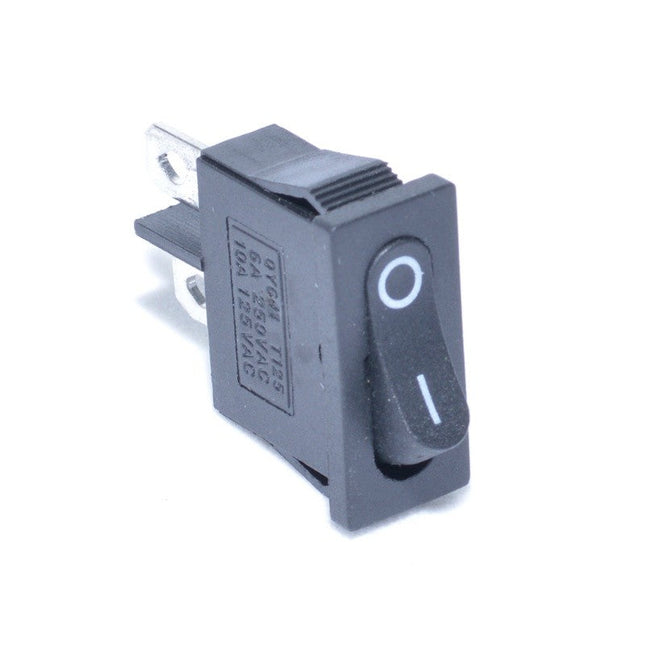 Buton intrerupator mic negru 2 contacte - Aparataj electric