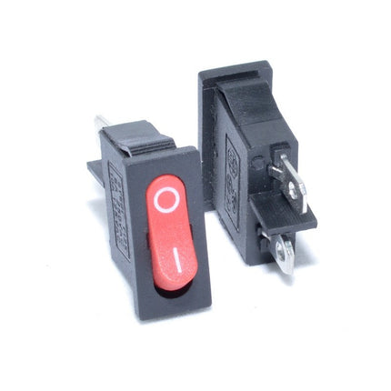 Buton intrerupator mic rosu 2 contacte