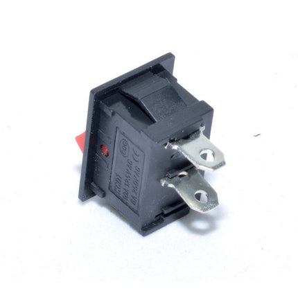 Buton intererupator mic rosu ON-OFF 2