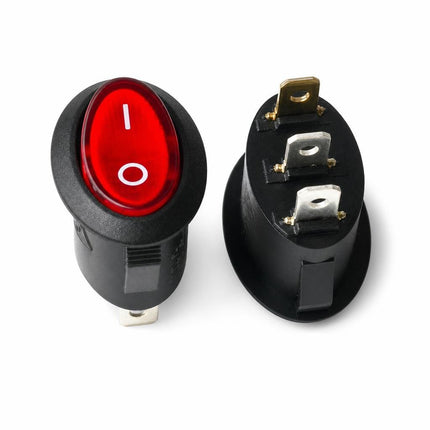 Intrerupator oval led on/off
