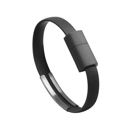 Cablu Iphone bratara 0.2m neagra