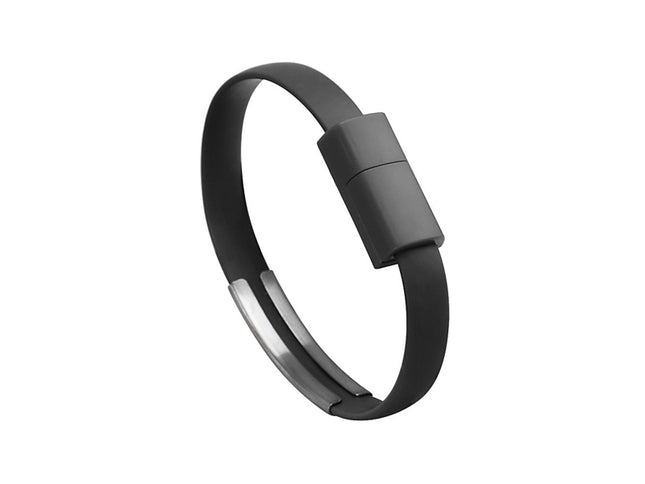 Cablu Iphone bratara 0.2m neagra