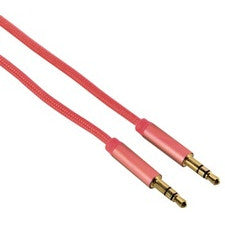 Cablu jack3.5 tata- jack3.5 tata plat flexibil mufe metalice ros