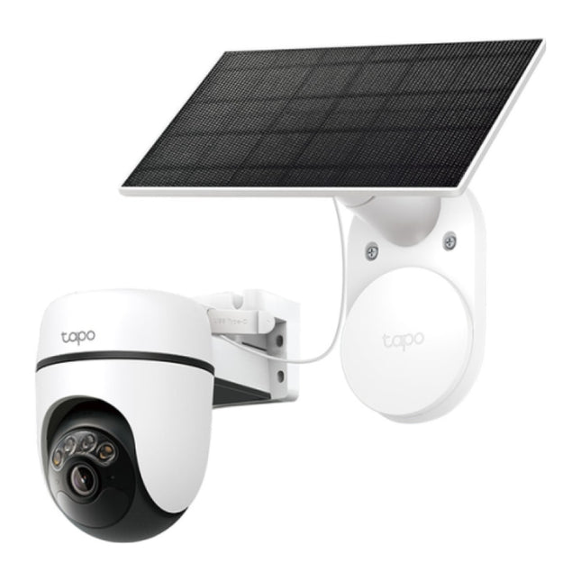 Kit 2 camere solare TP-Link Tapo HB112, 2K Pan/Tilt, baterie + panou solar, hub inclus