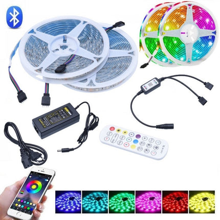 Kit banda led RGB bluetooth telecomanda, 10m