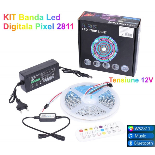 Kit banda led RGB exterior digital