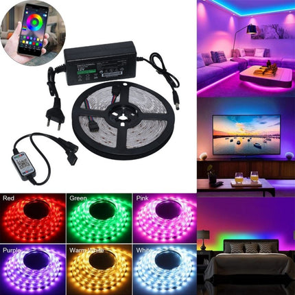 Kit Banda Led RGB 5M 5050 Bluetooth 12V