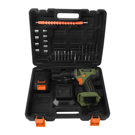 Kit masina de gaurit si insurubat cu acumulator Heinner STE114, 20 V Li-ion, 40 Nm, cu accesorii - imagine 2