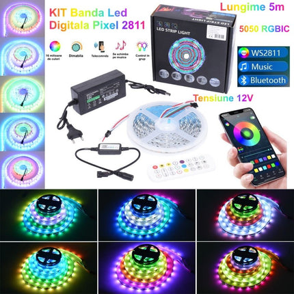 Kit banda led RGB exterior digital