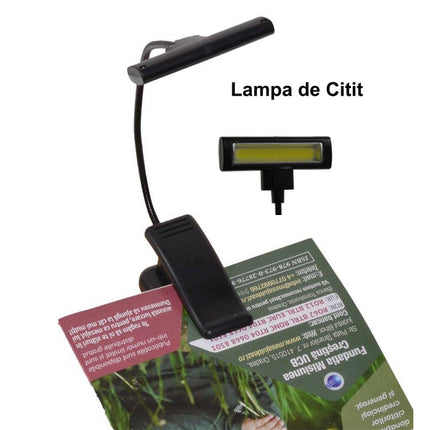 Lampa Citit Clips pentru instalatii
