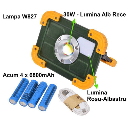 Lampa Lucru, Led COB 30W, IP66 30W