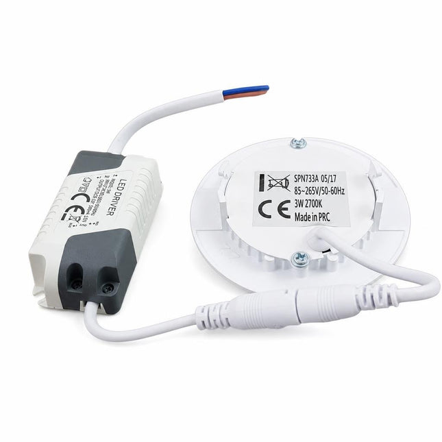 Lampa LED plafoniera rotunda 3W 2700K SLIM (ST) FI85 SPN7334