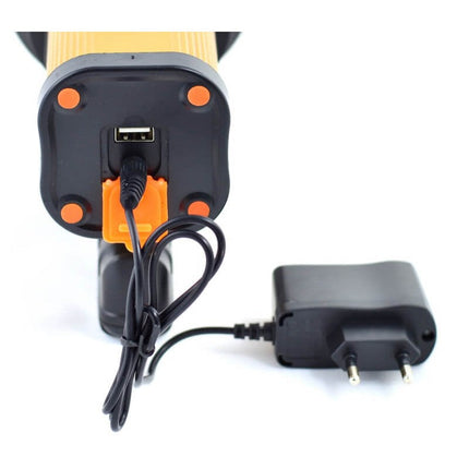 Lanterna galbena LED acumulator mana
