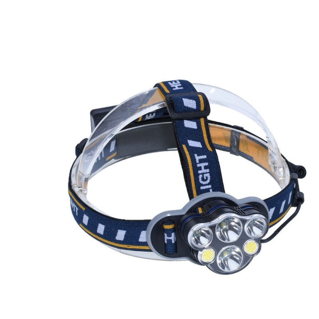 Lanterna 2 acumulatori 3,7V LI-ION cap 7V LED