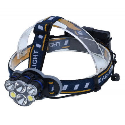 Lanterna 2 acumulatori 3,7V LI-ION cap 7V LED