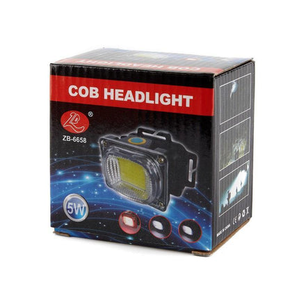Lanterna lumina alb-rosie 1LED COB 5W