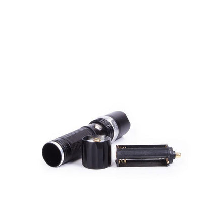 Lanterna neagra LED ZOOM mana