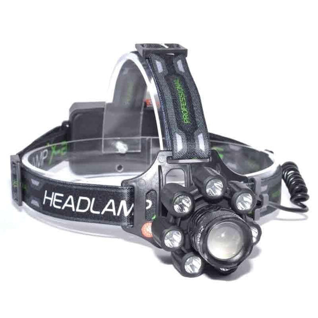 Lanterna cap acumulatori inclusi 9 led-uri led