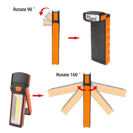 Lanterna lucru magnet COB LED 3W