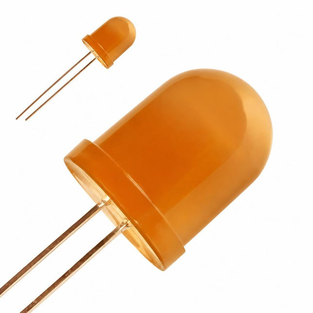 Led 10mm portocaliu