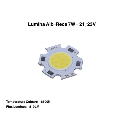 Dioda led COB 7W 21-23V lumina 23V 11mm