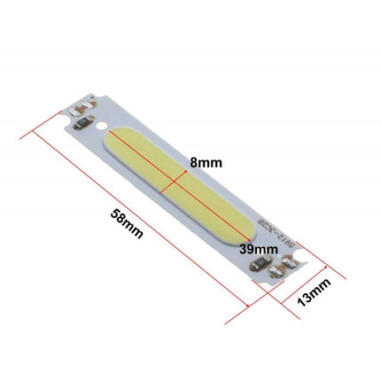 Bara led mini COB 12V alb 2W