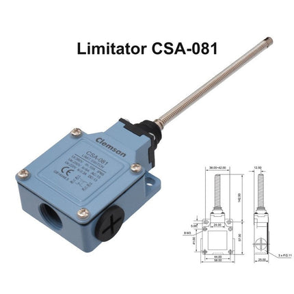 Intrerupator limitator cursa arc metalic