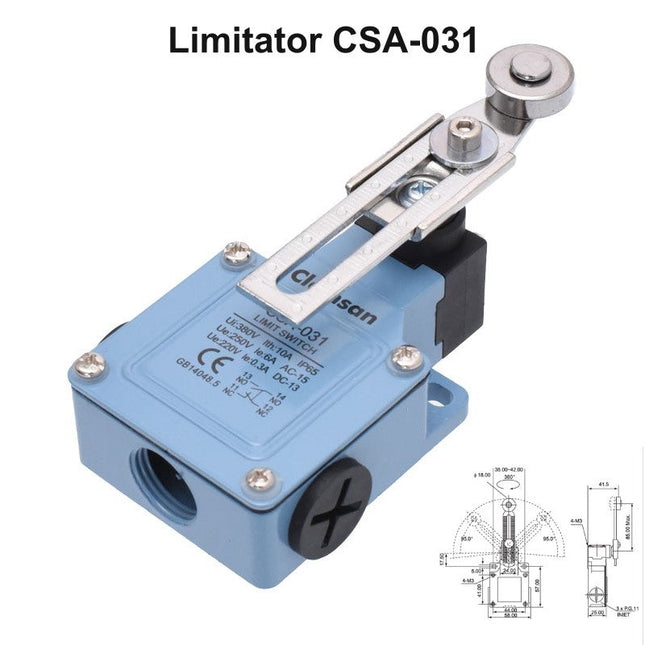 Intrerupator limitator cursa rola balasanta