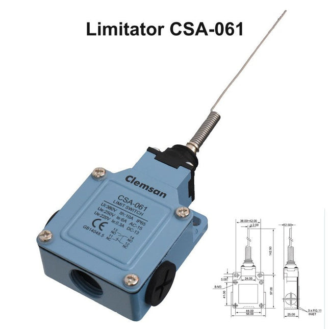 Intrerupator limitator cursa sarma flexibila