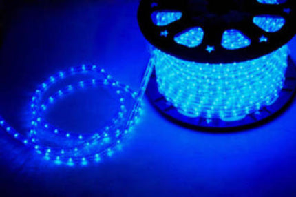 Furtun leduri albastru 80m