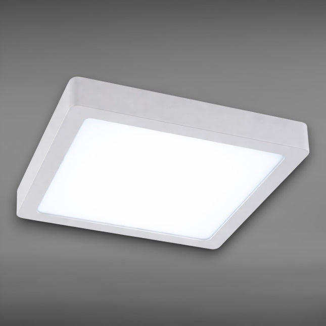 Spot Led Patrat 280X280X37mm, aplicat, 24W=200W, 6400K, lumina rece