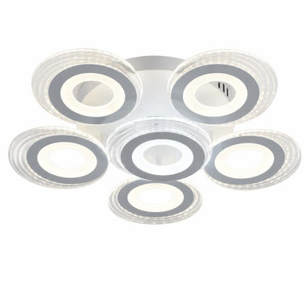Lustra led Ceres 150W 6 brate, 3 culori + telecomanda IR DL75L086