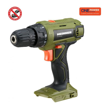 Masina de gaurit si insurubat cu acumulator Heinner One Power HR-LMGA001, 18 V, 35 Nm, 2 viteze (fara acumulator si incarcator)