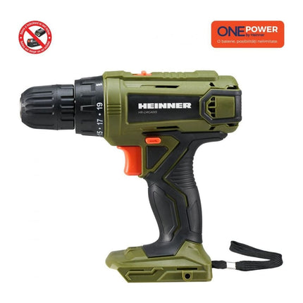 Masina de gaurit si insurubat cu acumulator Heinner One Power HR-LMGA001, 18 V, 35 Nm, 2 viteze (fara acumulator si incarcator)