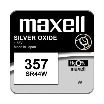 Baterie Ceas SR44SW 357 1.55V 165mAh Maxell Blister 1
