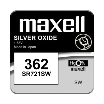 Baterie Ceas SR721W 362 1.55V 25mAh Maxell Blister 1