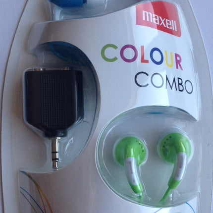 Maxell casca digital stereo set 2 (green/blue) 303634 COMBO EOL - PM1