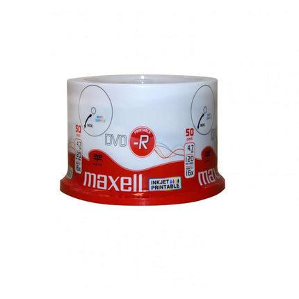 DVD Printabil -R 4.7Gb 120 minute 16X CK50, 275701 Maxell
